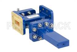 WR-90 Waveguide 40 dB Crossguide Coupler, CPR-90G Flange, SMA Female Coupled Port, 8.2 GHz to 12.4 GHz, Bronze（图2）