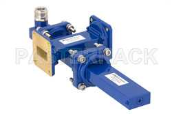 WR-90 Waveguide 20 dB Crossguide Coupler, UG-39/U Square Cover Flange, N Female Coupled Port, 8.2 GHz to 12.4 GHz, Bronze（图2）