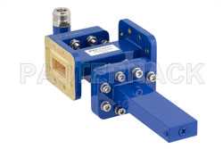 WR-90 Waveguide 20 dB Crossguide Coupler, CPR-90G Flange, N Female Coupled Port, 8.2 GHz to 12.4 GHz, Bronze（图2）