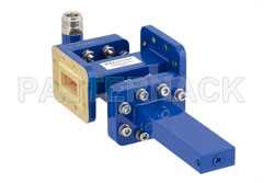 WR-90 Waveguide 30 dB Crossguide Coupler, CPR-90G Flange, N Female Coupled Port, 8.2 GHz to 12.4 GHz, Bronze（图2）