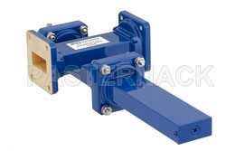 WR-112 Waveguide 20 dB Crossguide Coupler, UG-51/U Square Cover Flange, SMA Female Coupled Port, 7.05 GHz to 10 GHz, Bronze（图2）
