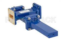 WR-112 Waveguide 30 dB Crossguide Coupler, UG-51/U Square Cover Flange, SMA Female Coupled Port, 7.05 GHz to 10 GHz, Bronze（图2）