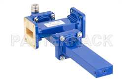 WR-112 Waveguide 30 dB Crossguide Coupler, UG-51/U Square Cover Flange, N Female Coupled Port, 7.05 GHz to 10 GHz, Bronze（图2）