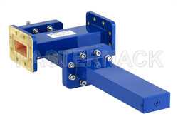 WR-137 Waveguide 20 dB Crossguide Coupler, CPR-137G Flange, SMA Female Coupled Port, 5.85 GHz to 8.2 GHz, Bronze（图2）