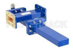 WR-137 Waveguide 30 dB Crossguide Coupler, CPR-137G Flange, N Female Coupled Port, 5.85 GHz to 8.2 GHz, Bronze（图2）