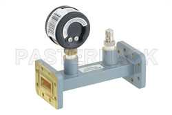 WR-90 Waveguide Pressurizing Section 4.25 Inch Length, CPR-90G Grooved Flange from 8.2 GHz to 12.4 GHz（图2）