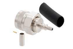 TNC Male Connector Crimp/Solder Attachment for LMR-100A-PVC, PE-C100, RG174, RG188, RG316（图2）