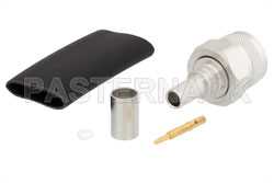 TNC Male Connector Crimp/Solder Attachment for LMR-240, PE-C240（图2）